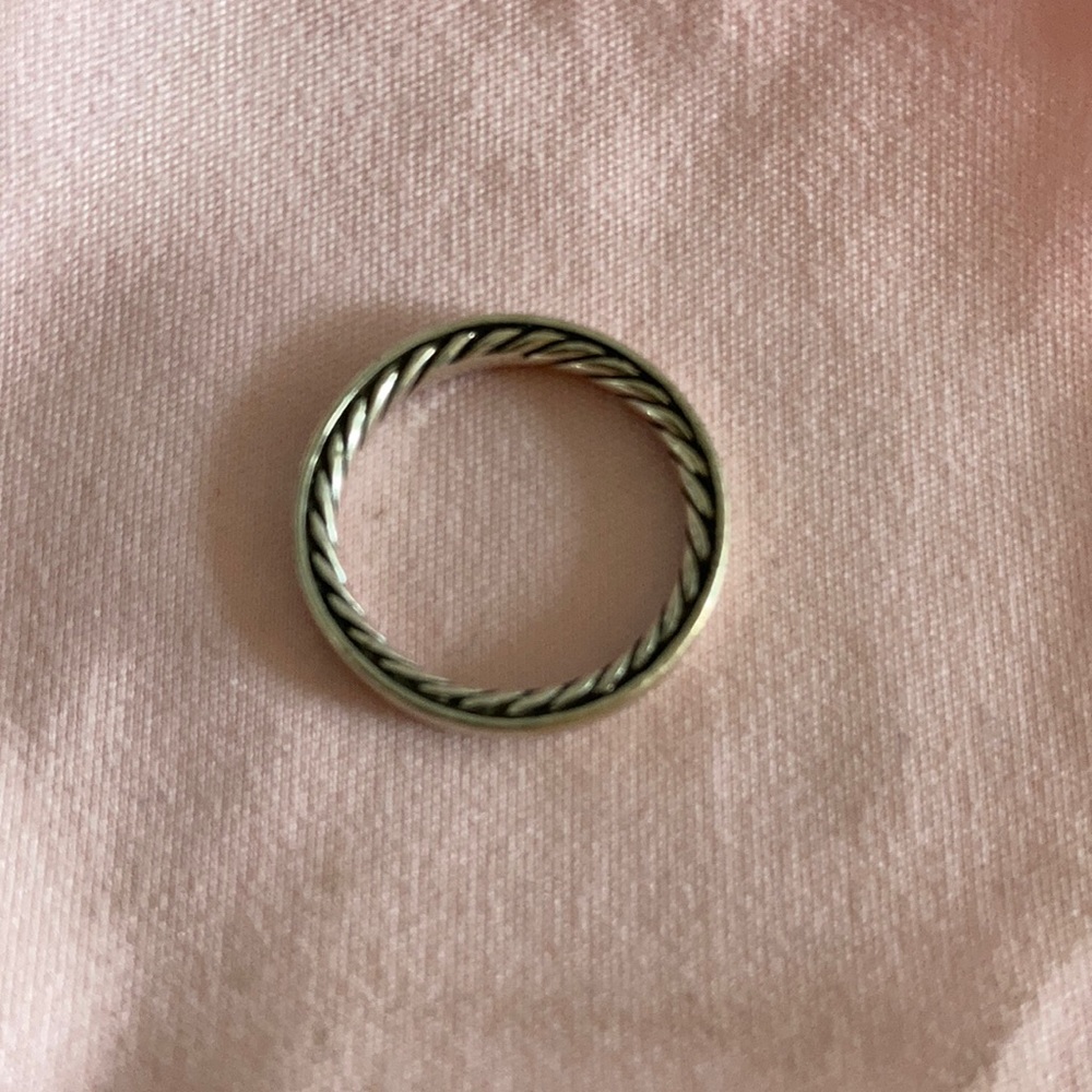 David Yurman Sterling Silver Classic Band Sz 6